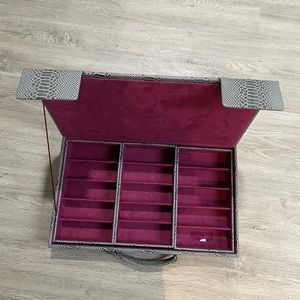 NWOT - Beautiful Grey Python Case
